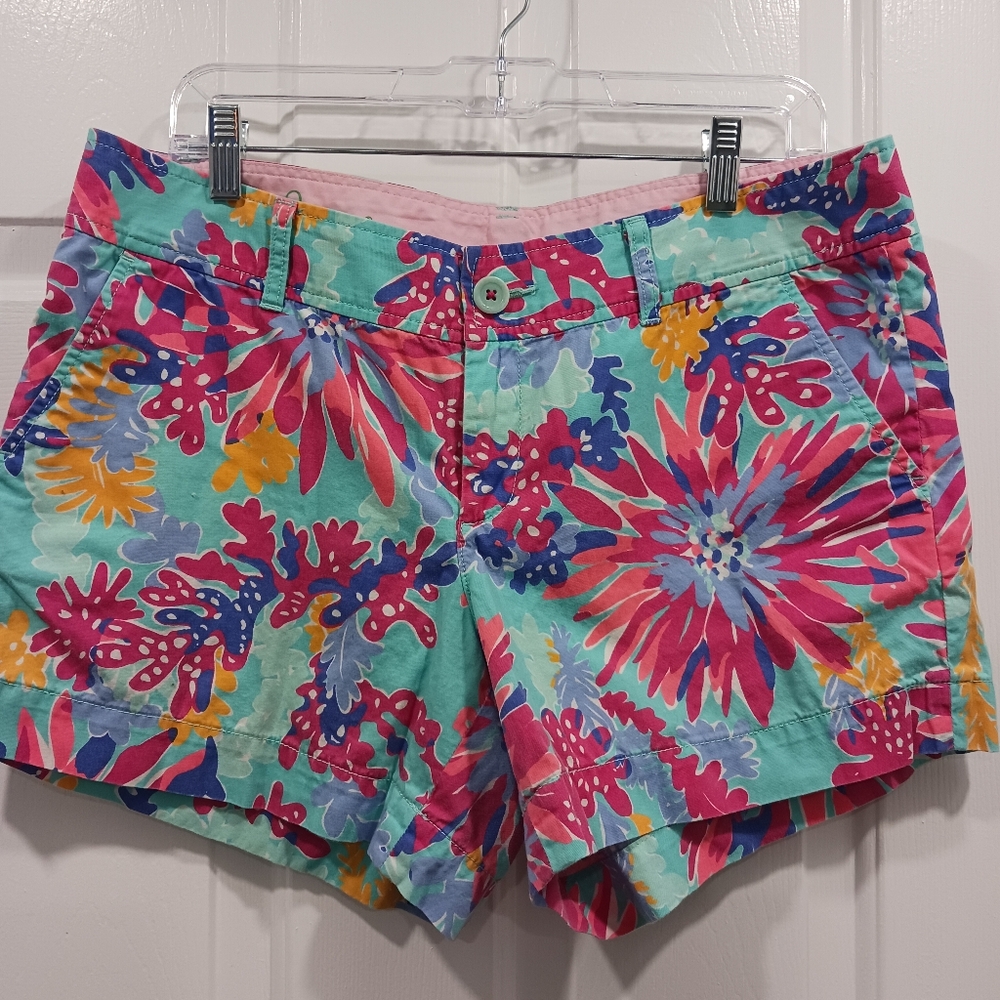 Lilly Pulitzer Coral Reef Callahan Shorts 12